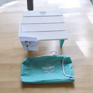 NEW in bag Hard Rock Hotel and casino portable folding table
